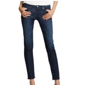 AG Adriano Goldschmied the stilt dark wash jeans denim